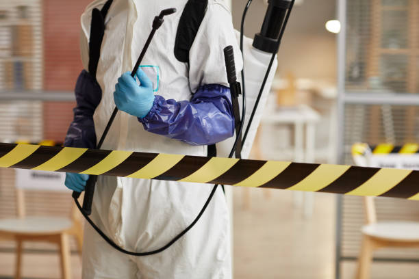 Professional Sewage Cleanup technician working in Troy, MI